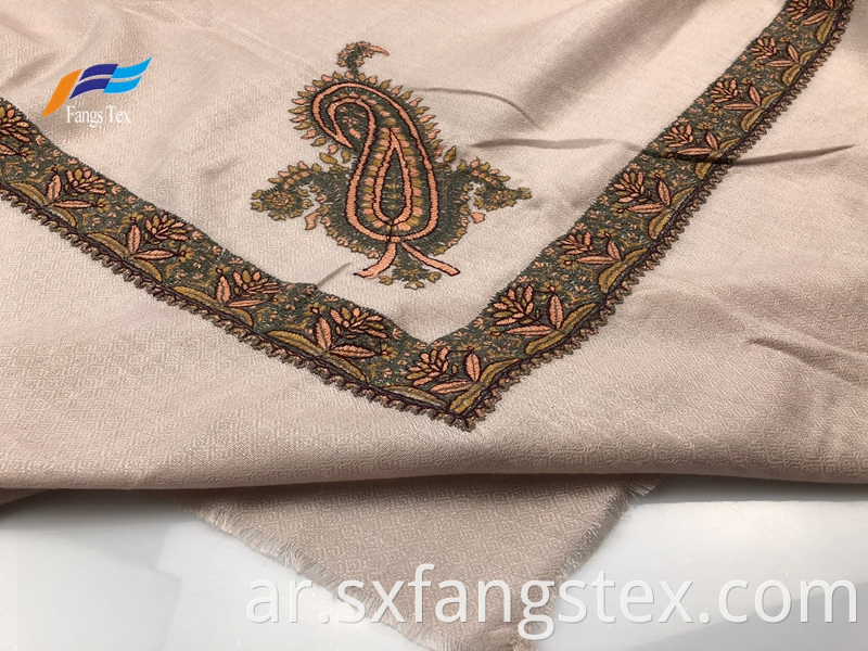 Elegant Muslim Printed Silk Polyester Autumn Square Scarf 2